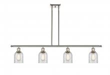  516-4I-PN-G259 - Caledonia - 4 Light - 48 inch - Polished Nickel - Cord hung - Island Light