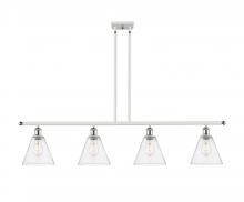  516-4I-WPC-GBC-84 - Berkshire - 4 Light - 48 inch - White Polished Chrome - Cord hung - Island Light