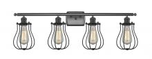 Innovations Lighting 516-4W-BK-CE513-BK-LED - Muselet - 4 Light - 36 inch - Matte Black - Bath Vanity Light