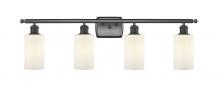  516-4W-OB-G801 - Clymer - 4 Light - 34 inch - Oil Rubbed Bronze - Bath Vanity Light