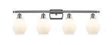  516-4W-PC-G651-6-LED - Cindyrella - 4 Light - 36 inch - Polished Chrome - Bath Vanity Light