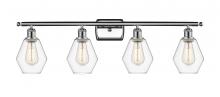  516-4W-PC-G652-6-LED - Cindyrella - 4 Light - 36 inch - Polished Chrome - Bath Vanity Light