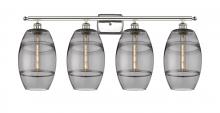 Innovations Lighting 516-4W-PN-G557-8SM - Vaz - 4 Light - 38 inch - Polished Nickel - Bath Vanity Light