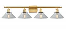 Innovations Lighting 516-4W-SG-G132 - Orwell - 4 Light - 38 inch - Satin Gold - Bath Vanity Light