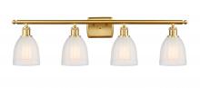 Innovations Lighting 516-4W-SG-G441 - Brookfield - 4 Light - 36 inch - Satin Gold - Bath Vanity Light