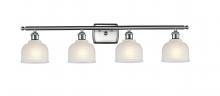  516-4W-SN-G411 - Dayton - 4 Light - 36 inch - Brushed Satin Nickel - Bath Vanity Light