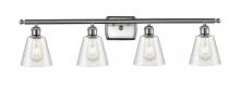 Innovations Lighting 516-4W-SN-G454 - Caton - 4 Light - 35 inch - Brushed Satin Nickel - Bath Vanity Light