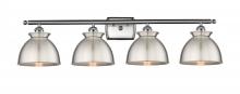 Innovations Lighting 516-4W-SN-M14-SN - Adirondack - 4 Light - 38 inch - Brushed Satin Nickel - Bath Vanity Light