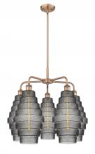 Innovations Lighting 516-5CR-AC-G673-8 - Cascade - 5 Light - 26 inch - Antique Copper - Chandelier