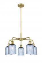 Innovations Lighting 516-5CR-BB-G559-5BL - Bridal Veil - 5 Light - 23 inch - Brushed Brass - Chandelier