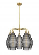 Innovations Lighting 516-5CR-BB-G673-8 - Cascade - 5 Light - 26 inch - Brushed Brass - Chandelier