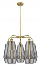 Innovations Lighting 516-5CR-BB-G683-7 - Windham - 5 Light - 25 inch - Brushed Brass - Chandelier