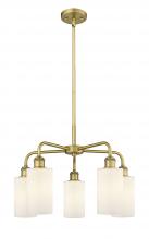  516-5CR-BB-G801 - Clymer - 5 Light - 22 inch - Brushed Brass - Chandelier