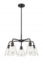 Innovations Lighting 516-5CR-OB-G454 - Caton - 5 Light - 23 inch - Oil Rubbed Bronze - Chandelier