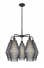 Innovations Lighting 516-5CR-OB-G673-8 - Cascade - 5 Light - 26 inch - Oil Rubbed Bronze - Chandelier