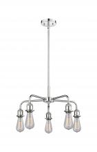  516-5CR-PC - Ballston - 5 Light - 18 inch - Polished Chrome - Chandelier