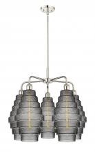 Innovations Lighting 516-5CR-PN-G673-8 - Cascade - 5 Light - 26 inch - Polished Nickel - Chandelier