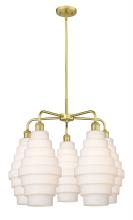 Innovations Lighting 516-5CR-SG-G671-8 - Cascade - 5 Light - 26 inch - Satin Gold - Chandelier