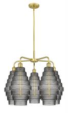 Innovations Lighting 516-5CR-SG-G673-8 - Cascade - 5 Light - 26 inch - Satin Gold - Chandelier