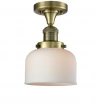 Innovations Lighting 517-1CH-AB-G71 - Bell - 1 Light - 8 inch - Antique Brass - Semi-Flush Mount