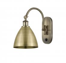 Innovations Lighting 518-1W-AB-MBD-75-AB - Bristol - 1 Light - 8 inch - Antique Brass - Sconce