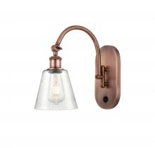 Innovations Lighting 518-1W-AC-G454 - Caton - 1 Light - 5 inch - Antique Copper - Sconce