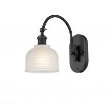 Innovations Lighting 518-1W-BK-G411 - Dayton - 1 Light - 6 inch - Matte Black - Sconce