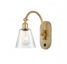  518-1W-SG-G454 - Caton - 1 Light - 5 inch - Satin Gold - Sconce