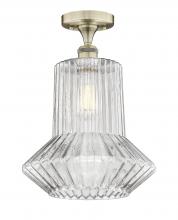 Innovations Lighting 616-1F-AB-G212 - Springwater - 1 Light - 12 inch - Antique Brass - Flush Mount