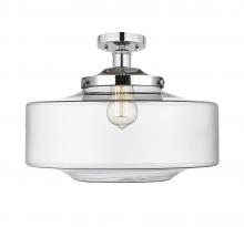 Innovations Lighting 616-1F-PC-G692-16 - Bridgeton - 1 Light - 12 inch - Polished Chrome - Semi-Flush Mount