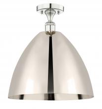  616-1F-PN-MBD-16-PN - Bristol - 1 Light - 16 inch - Polished Nickel - Semi-Flush Mount