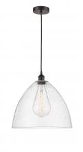 Innovations Lighting 616-1P-OB-GBD-164 - Bristol - 1 Light - 16 inch - Oil Rubbed Bronze - Cord hung - Pendant