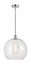 Innovations Lighting 616-1P-PC-G122-14 - Athens - 1 Light - 14 inch - Polished Chrome - Cord hung - Pendant