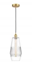 Innovations Lighting 616-1P-SG-G682-7 - Windham - 1 Light - 7 inch - Satin Gold - Cord hung - Mini Pendant