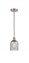 Innovations Lighting 616-1P-SN-G257 - Caledonia - 1 Light - 5 inch - Brushed Satin Nickel - Cord hung - Mini Pendant