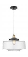 Innovations Lighting 616-1PH-BAB-G694-16 - Bridgeton - 1 Light - 16 inch - Black Antique Brass - Mini Pendant