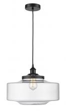 Innovations Lighting 616-1PH-BK-G692-16 - Bridgeton - 1 Light - 16 inch - Matte Black - Mini Pendant