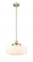  616-1S-AB-G691-16 - Bridgeton - 1 Light - 12 inch - Antique Brass - Stem Hung - Mini Pendant