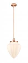 Innovations Lighting 616-1S-AC-G661-12 - Bridgeton - 1 Light - 12 inch - Antique Copper - Stem Hung - Mini Pendant