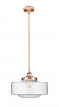 Innovations Lighting 616-1S-AC-G694-16 - Bridgeton - 1 Light - 12 inch - Antique Copper - Stem Hung - Mini Pendant