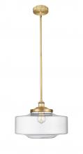 Innovations Lighting 616-1S-BB-G692-16 - Bridgeton - 1 Light - 12 inch - Brushed Brass - Stem Hung - Mini Pendant