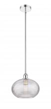 Innovations Lighting 616-1S-PC-G555-12CL - Ithaca - 1 Light - 12 inch - Polished Chrome - Cord hung - Mini Pendant