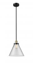 Innovations Lighting 616-1SH-BAB-G42-L - Cone - 1 Light - 12 inch - Black Antique Brass - Cord hung - Mini Pendant