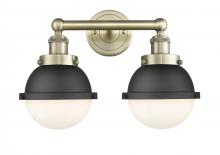 Innovations Lighting 616-2W-AB-HFS-61-BK - Edison - 2 Light - 16 inch - Antique Brass - Bath Vanity Light