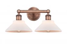 Innovations Lighting 616-2W-AC-G131 - Orwell - 2 Light - 17 inch - Antique Copper - Bath Vanity Light