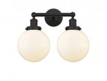 Innovations Lighting 616-2W-OB-G201-8 - Beacon - 2 Light - 17 inch - Oil Rubbed Bronze - Bath Vanity Light