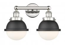 Innovations Lighting 616-2W-PN-HFS-61-BK - Edison - 2 Light - 16 inch - Polished Nickel - Bath Vanity Light