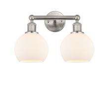 Innovations Lighting 616-2W-SN-G121-6 - Athens - 2 Light - 15 inch - Brushed Satin Nickel - Bath Vanity Light