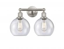 Innovations Lighting 616-2W-SN-G124-8 - Athens - 2 Light - 17 inch - Satin Nickel - Bath Vanity Light