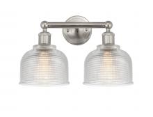 Innovations Lighting 616-2W-SN-G412 - Dayton - 2 Light - 15 inch - Brushed Satin Nickel - Bath Vanity Light